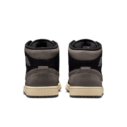 GIÀY AIR JORDAN 1 MID SE - BLACK/OLVGRY