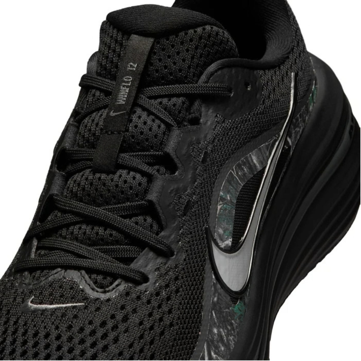 GIÀY NIKE AIR WINFLO 12 REALTR - BLACK/METALLIC SILVER-IRON GREY