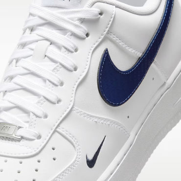 GIÀY NIKE AIR FORCE 1 '07 TECH ESS -WHITE/MIDNIGHT NAVY-WHITE