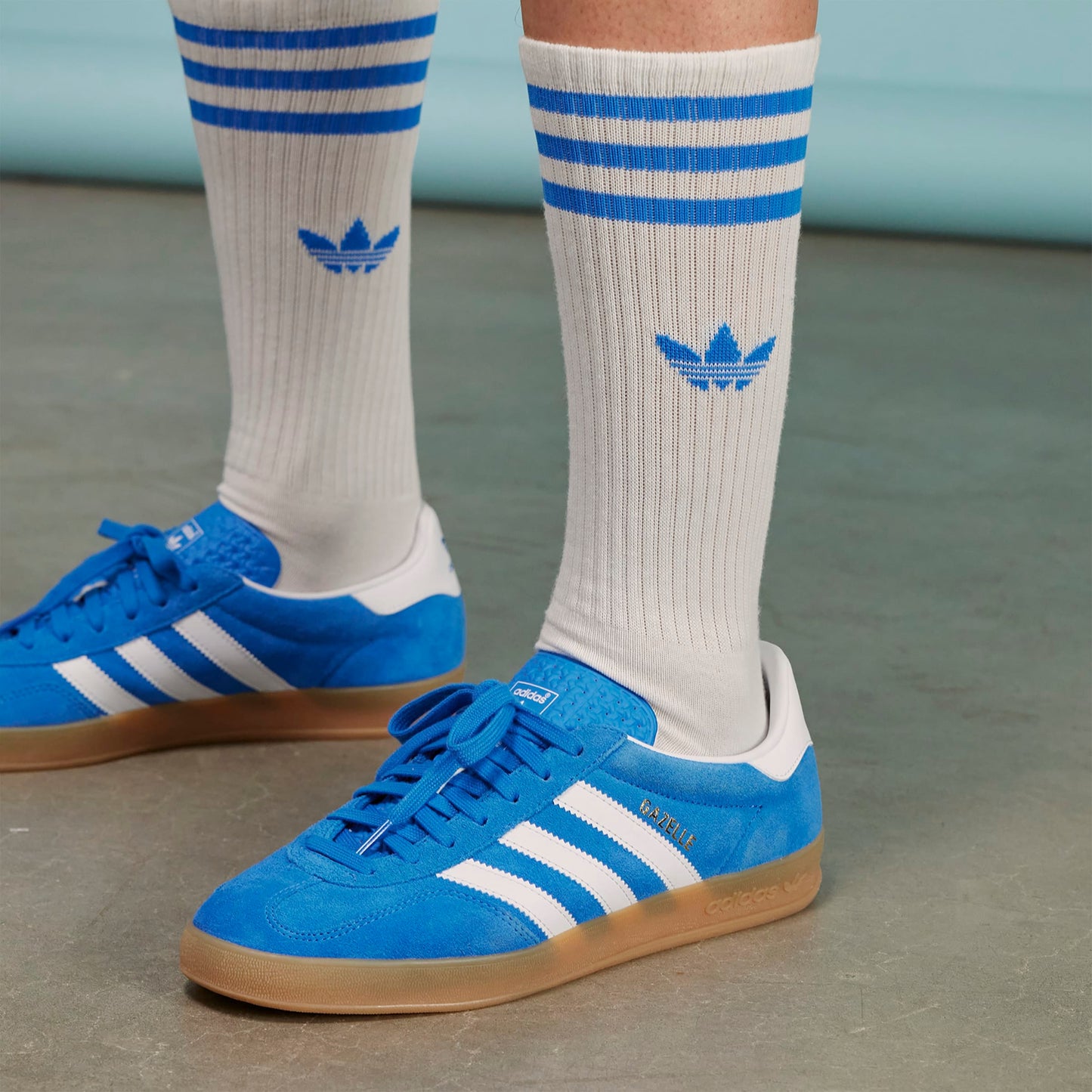 GAZELLE INDOOR SHOES - BLUEBIRD