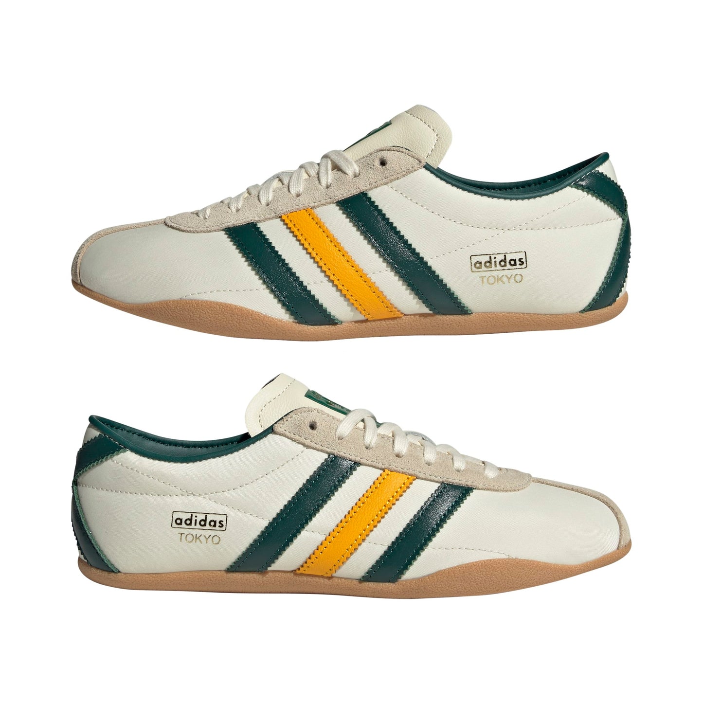 TOKYO W SHOES - CREAM WHITE/GREEN