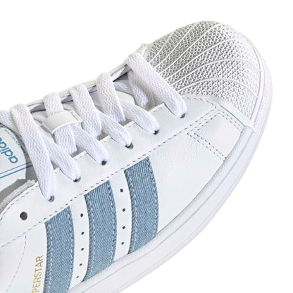 GIÀY SUPERSTAR II - FTWR WHITE/LIGHT BLUE