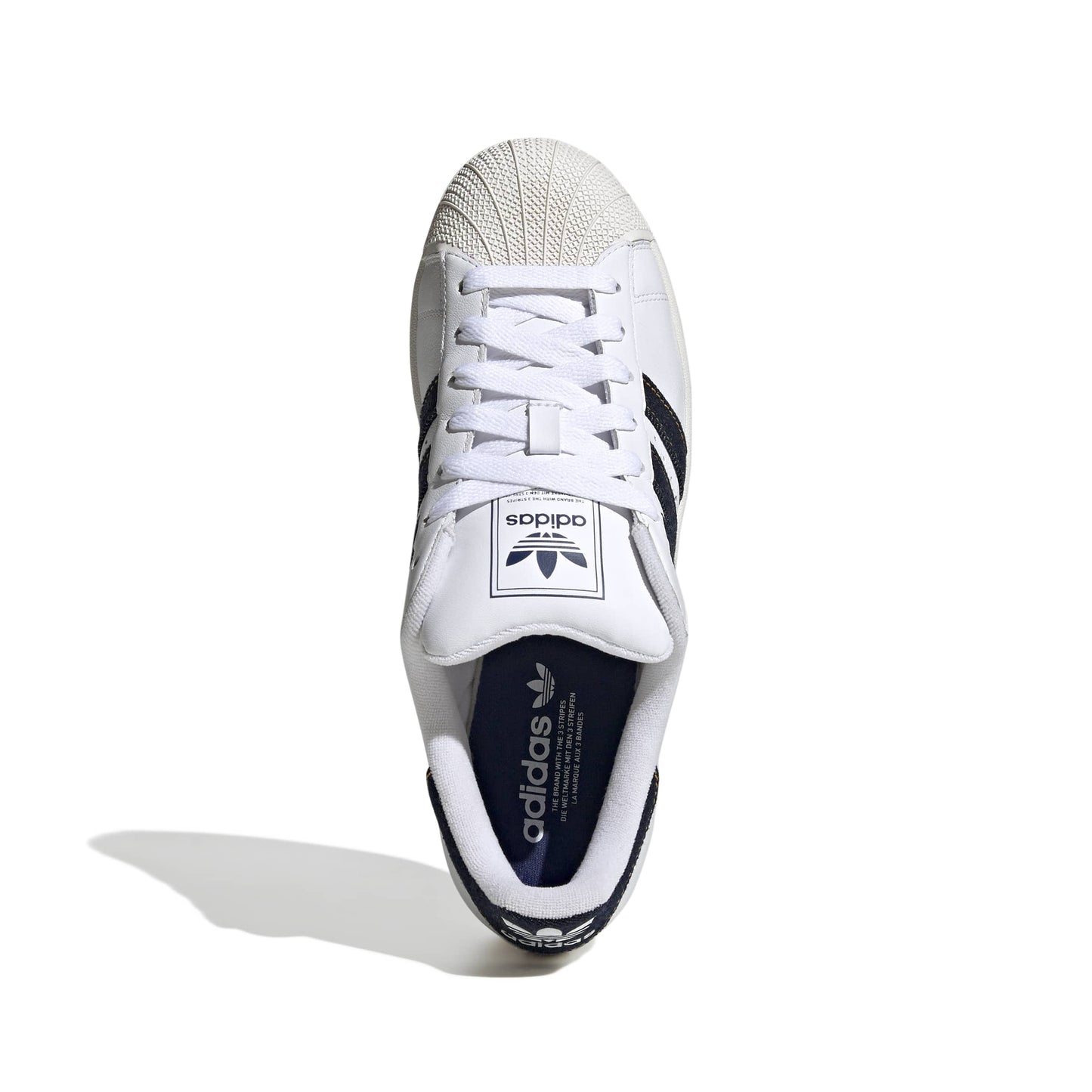 GIÀY SUPERSTAR II - FTWR WHITE/DARK BLUE