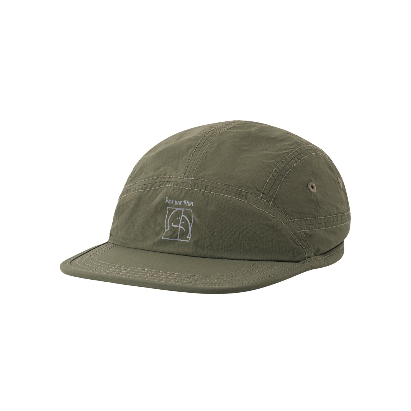 NÓN REVERSIBLE WHAT IT ISNT X ABC-MART "ĐỔI SÂN" - OLIVE GREEN / LIGHT GRAY