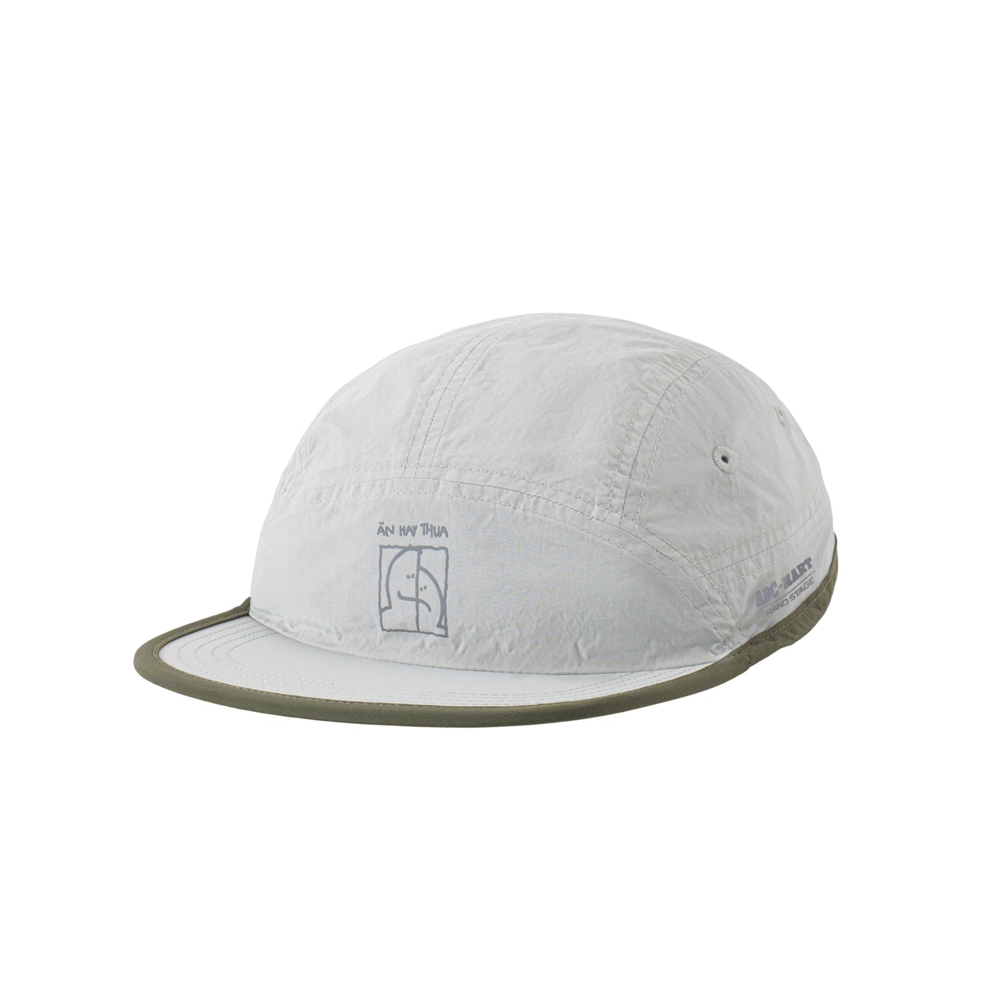 NÓN REVERSIBLE WHAT IT ISNT X ABC-MART "ĐỔI SÂN" - OLIVE GREEN / LIGHT GRAY