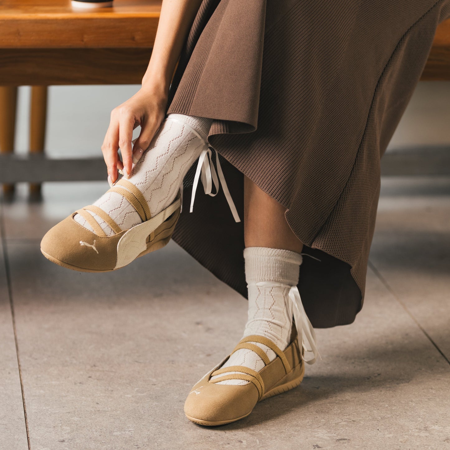 GIÀY SPEEDCAT BALLET SD CAFE WNS - PRAIRIE TAN