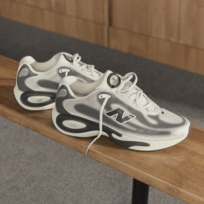 NEW BALANCE AC RUNNER SHOES - GREY MATTER / BLACK CEMENT