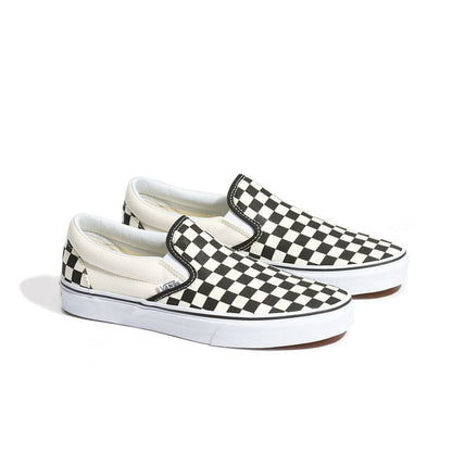 GIÀY SLIP ON - BLK&WHTCHCKERBOAD/WHT