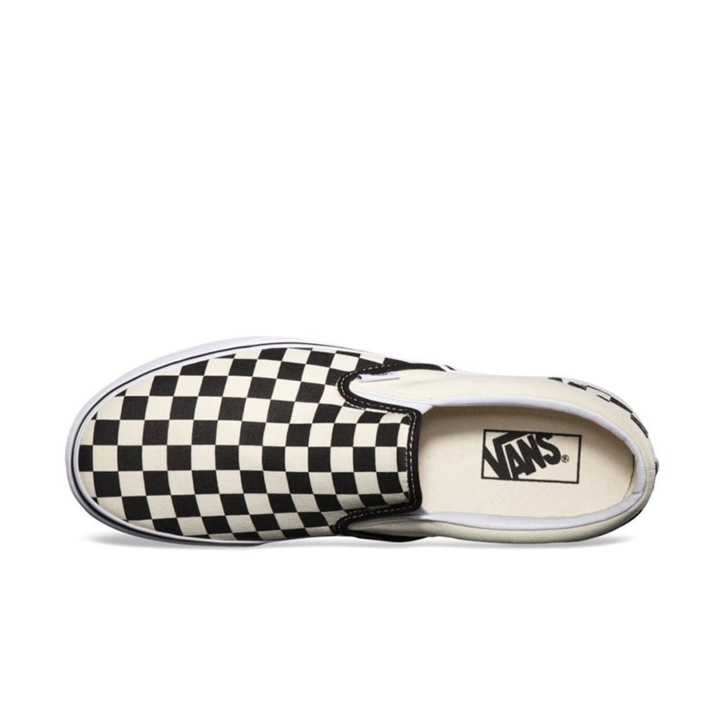 GIÀY SLIP ON - BLK&WHTCHCKERBOAD/WHT