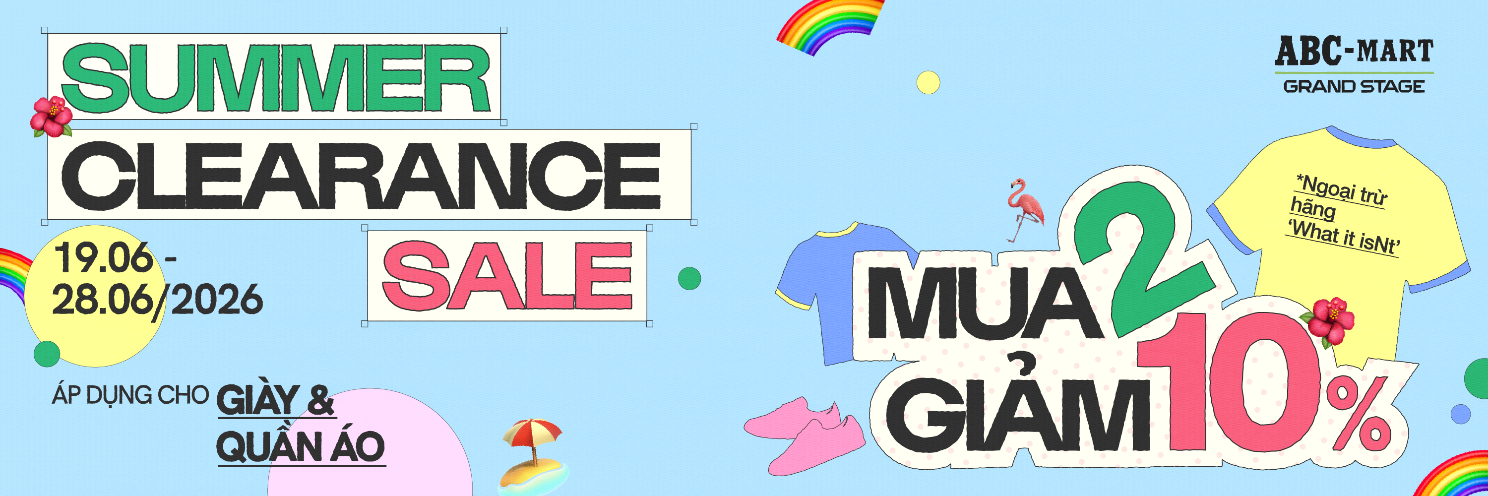 SUMMER CLEARANCE SALE 2026