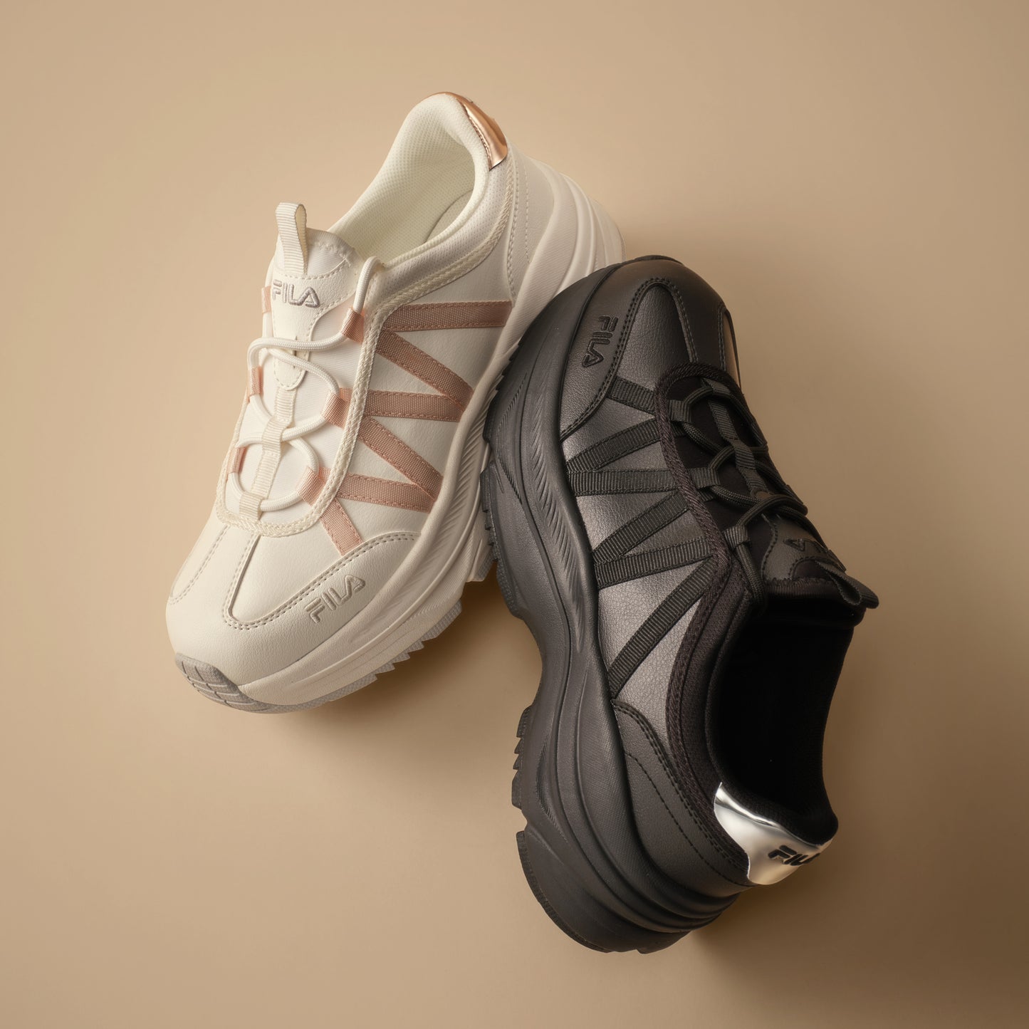 GIÀY FILA WAVY DAY FLOW LT - BLACK/BLACK/BLACK
