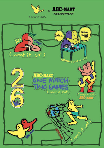 ABC-MART x WHAT IT ISN'T "One Match Two Games: Win or Lose" (HÀNG TẶNG KHÔNG BÁN)
