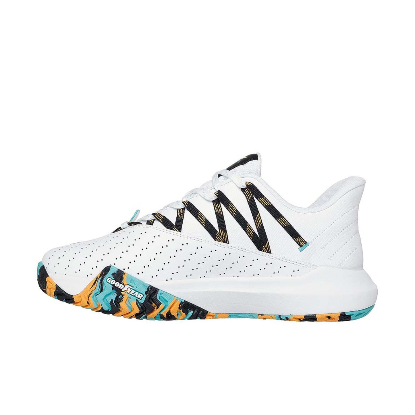 GIÀY GO PICKLEBALL SKECHERS VIPER COURT RALLY - WHITE/TURQUOISE