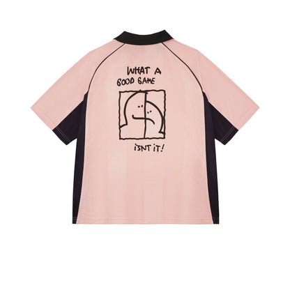 ÁO THUN JERSEY WHAT IT ISNT X ABC-MART GOOD GAME - PINK