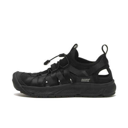DRAINAGE LACE SHOES - BLACK