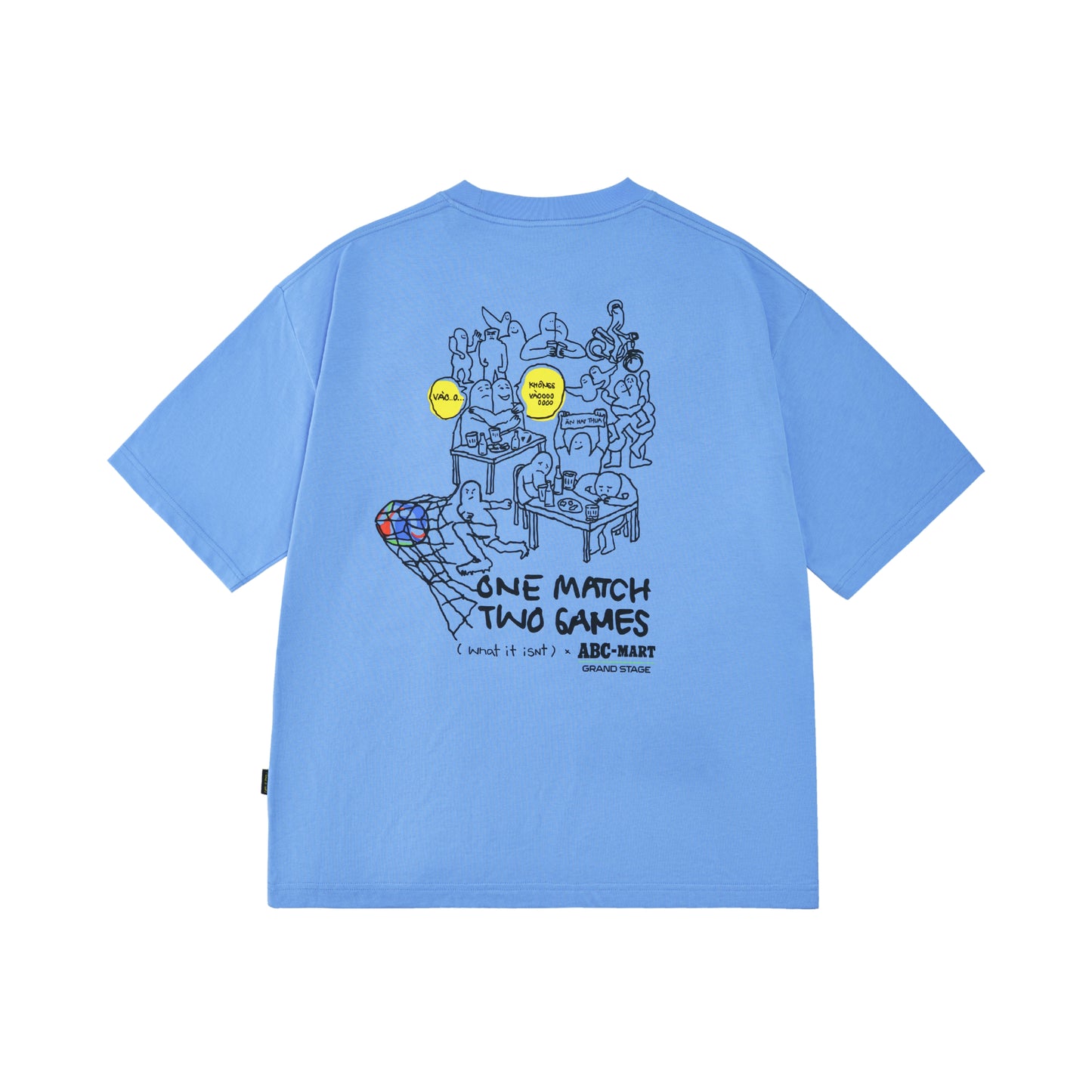 ÁO THUN WHAT IT ISNT X ABC-MART "ĂN&THUA" - SKY BLUE